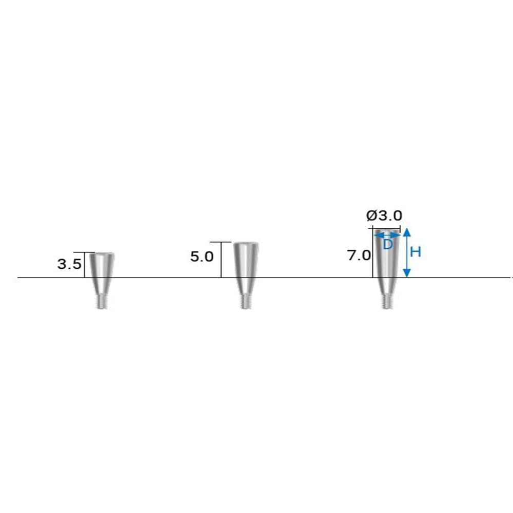 Śruba gojąca do implantów G-DIFF śr. 3.0 mm